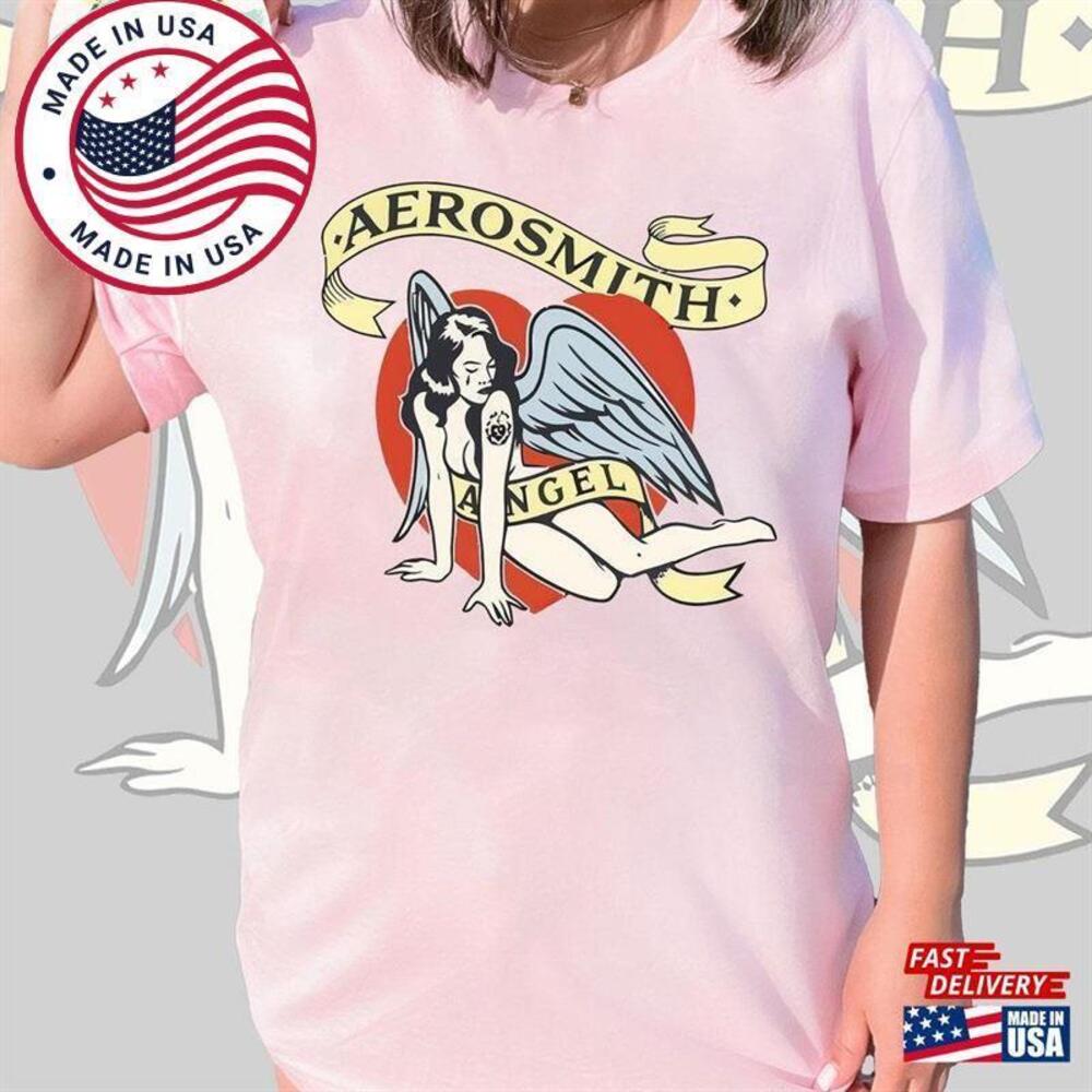 Aerosmith Angel T-Shirt Peace Out Farewell Tour Shirt - Picture 1 of 4